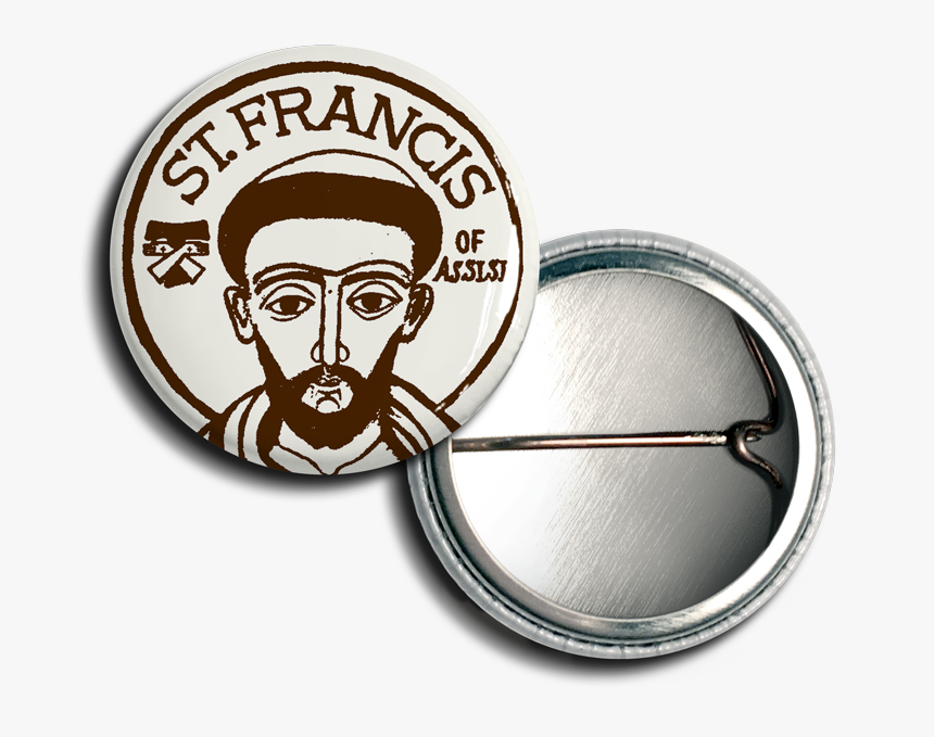 St Francis Of Assisi Tertiary Button"
 Class= - Symbol Francis Of Assisi, HD Png Download, Free Download