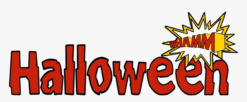 Halloween Pop Art Cartoon Free Picture - Comic Book Font, HD Png Download, Free Download