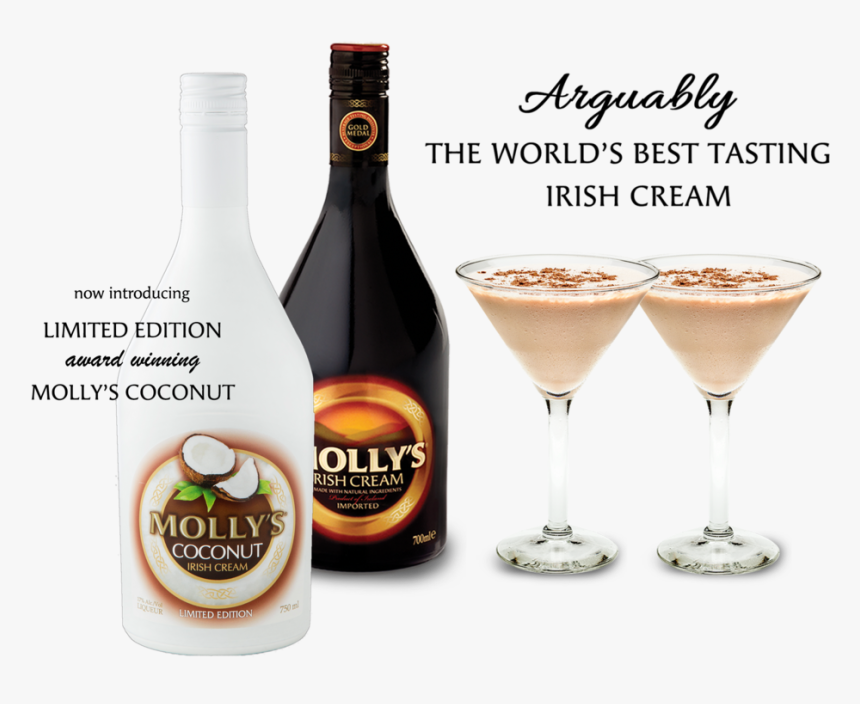 New 2018 Mollys Hoempage Image - Mollys Irish Cream, HD Png Download, Free Download