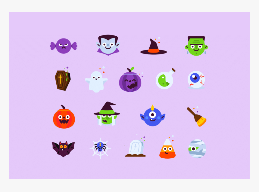 Free Halloween Icon Set By Proto - Free Halloween Icon Set, HD Png Download, Free Download