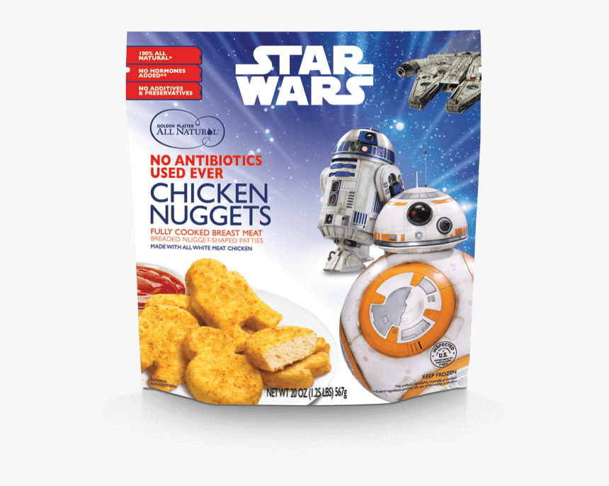 20 Piece Chicken Mcnuggets - Perdue Star Wars Chicken Nuggets, HD Png Download, Free Download