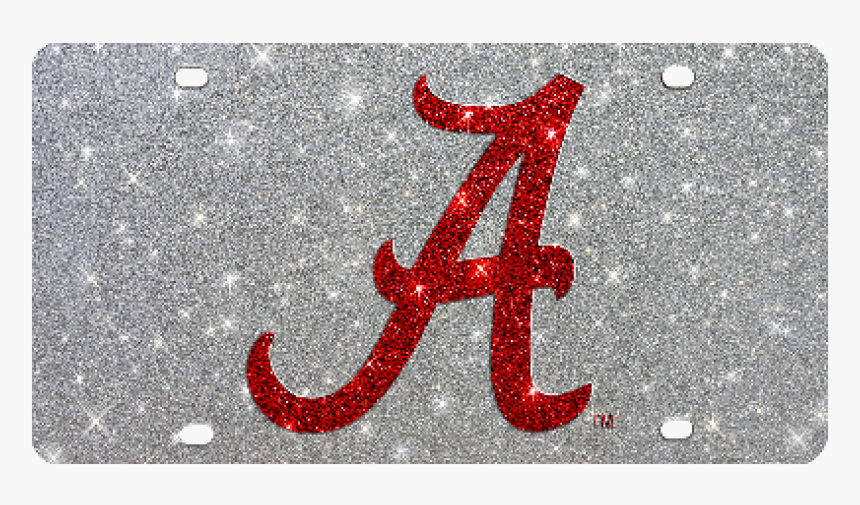 University Of Alabama Crimson Tide Glitter License - Alabama Crimson Tide, HD Png Download, Free Download