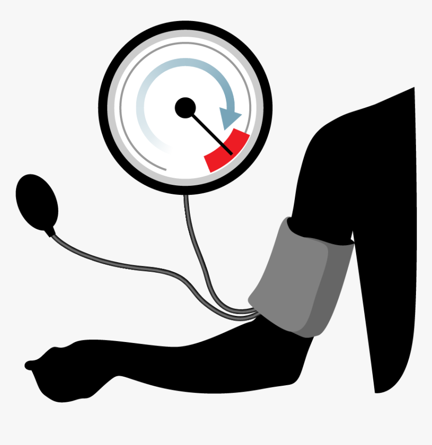 Clip Art,stethoscope,line Art,illustration - High Blood Pressure Transparent, HD Png Download, Free Download