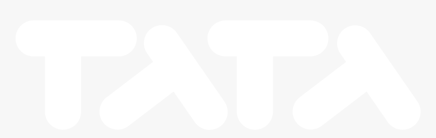 Tata Logo Black And White - White Png, Transparent Png, Free Download