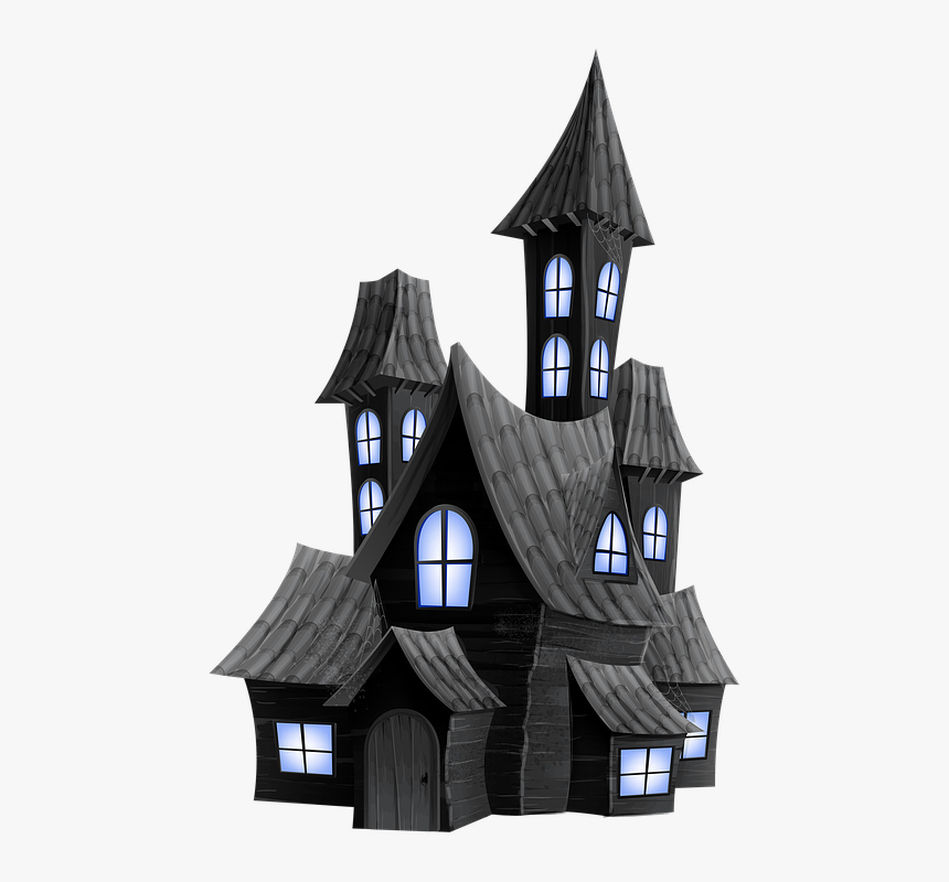 Scary House Clip Art, HD Png Download, Free Download