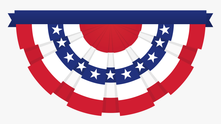 American Flag Bunting Png , Png Download - American Flag Bunting Png, Transparent Png, Free Download