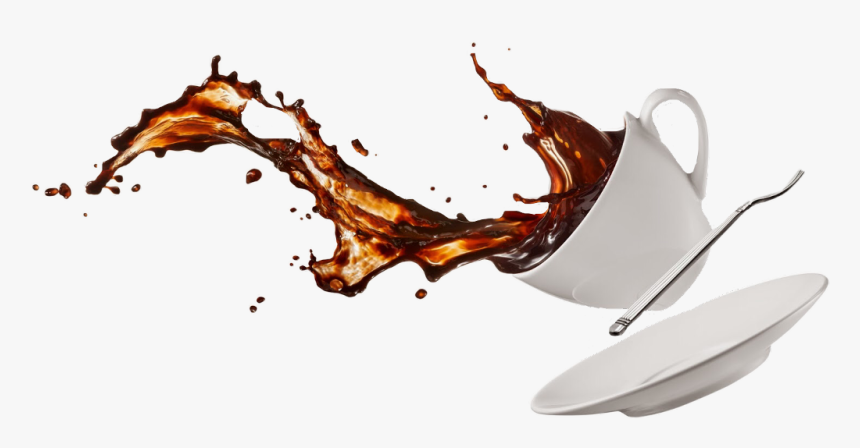 #spilled #tea #spilldrink #spilling #spillthetea #freetoedit - Coffee Cup Splash Png, Transparent Png, Free Download