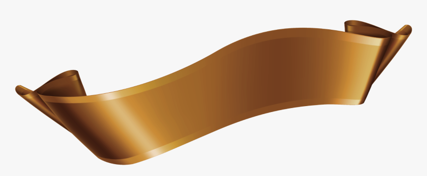 Transparent Curved Ribbon Png - Bronze Ribbon Png, Png Download, Free Download