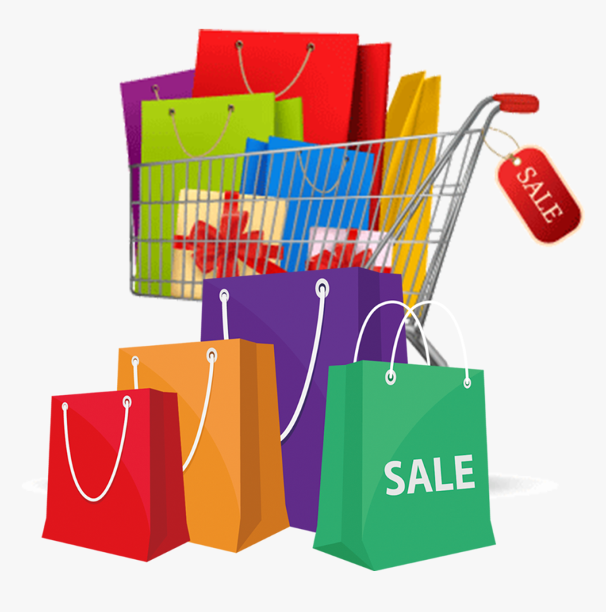 Shopping Cart Stock Photography Shopping Bag - Transparent Shopping Bags Cartoon, HD Png Download, Free Download