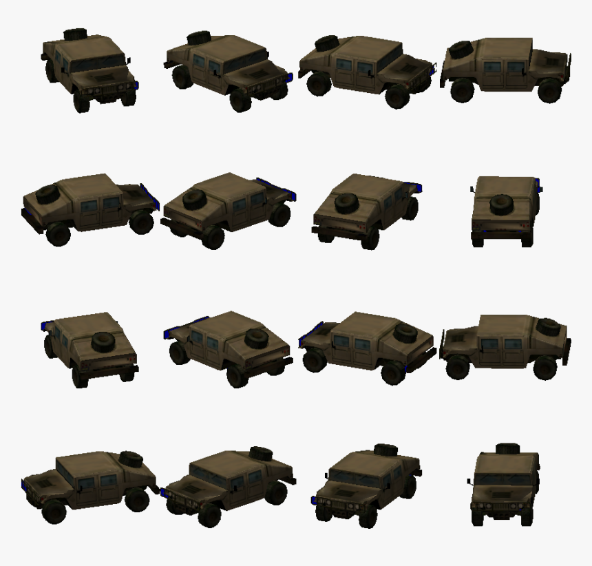 Car Sprite Sheet Png, Transparent Png, Free Download