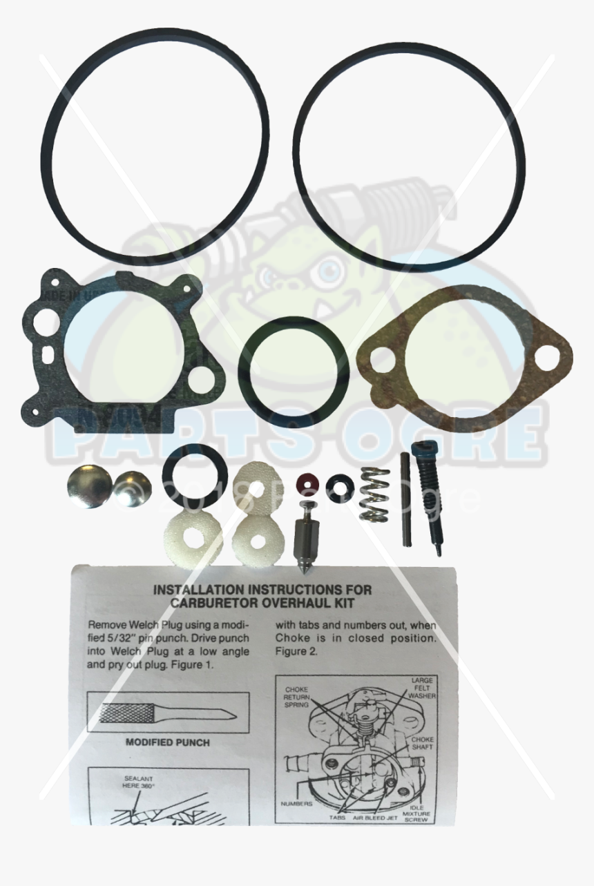 Briggs And Stratton Carburetor Overhaul Kit - Circle, HD Png Download, Free Download