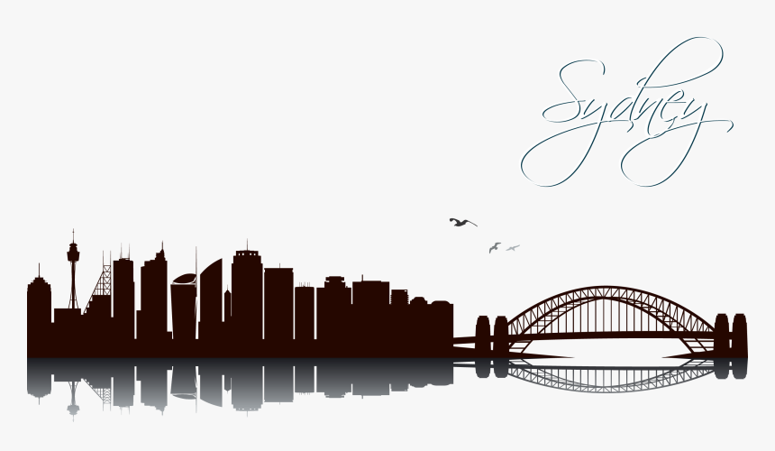 Bridge Vector Silhouette - Opera House And Harbour Bridge Vector, HD Png Download, Free Download