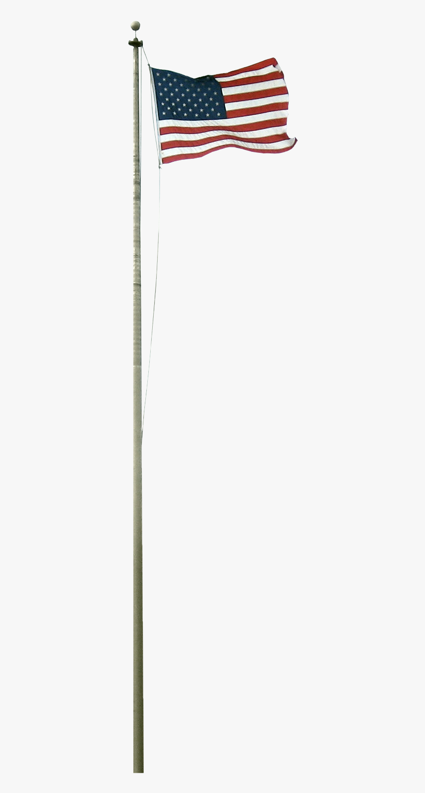 Usa Flag Pole Png - Flag Of The United States, Transparent Png, Free Download