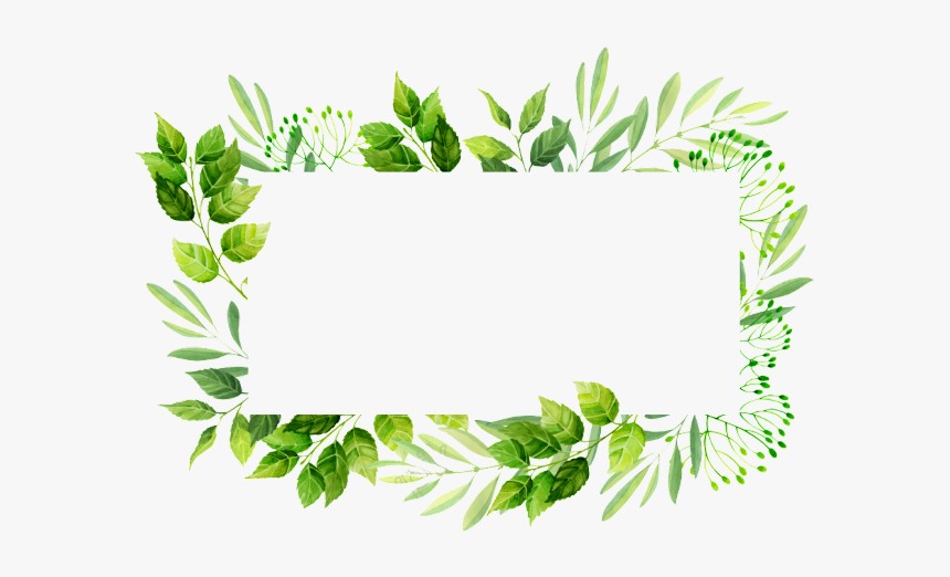 Vector Frame Png Transparent Images - Leaf Border Design Png, Png Download, Free Download