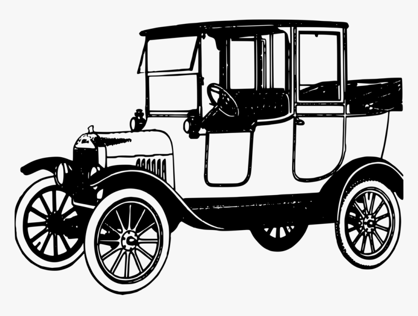 Wheel,classic Car,antique Car - Ford Model T Clip Art, HD Png Download, Free Download