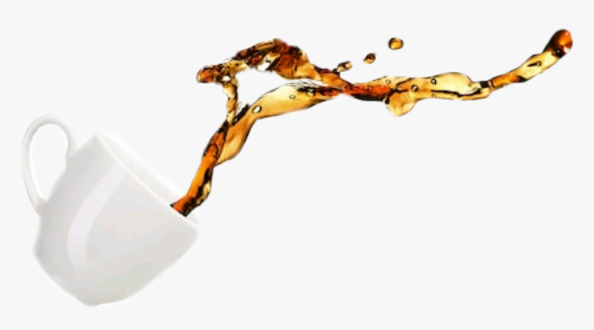 Spill Freetoedit - Cup Of Coffee Spilling, HD Png Download, Free Download