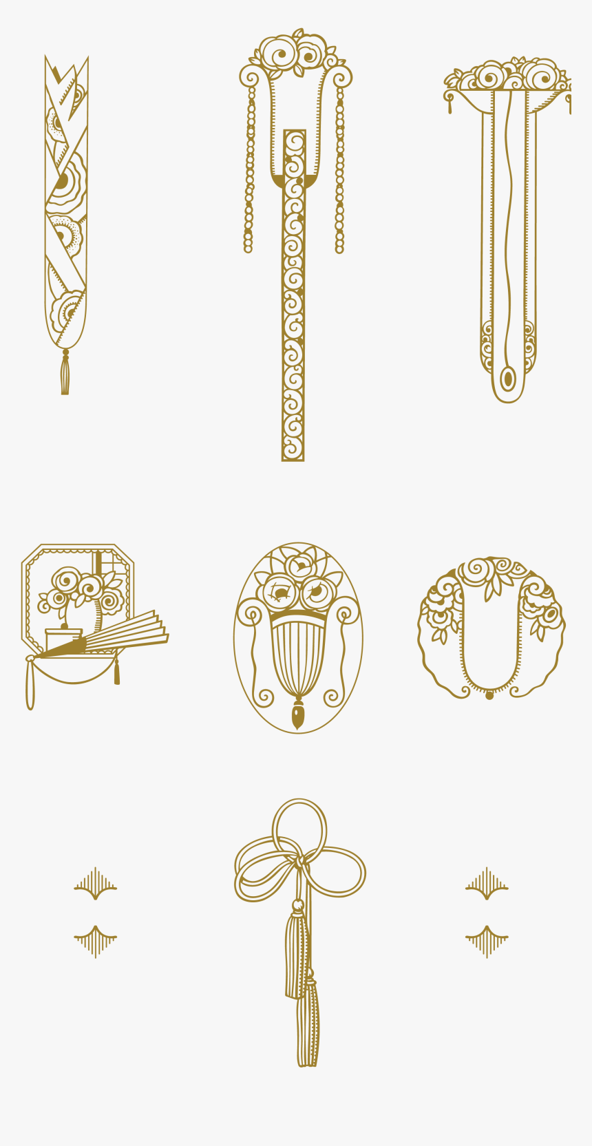 Transparent Art Nouveau Border Png - Art Nouveau Ornament Png, Png Download, Free Download