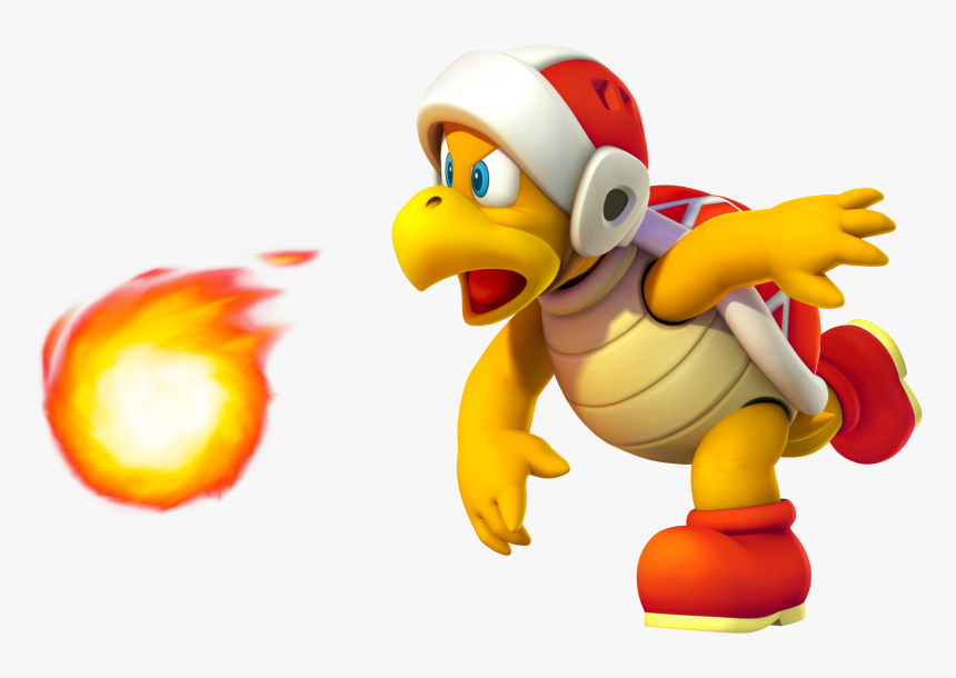 Mario Transparent Fireball - Mario Odyssey Fire Bro, HD Png Download, Free Download