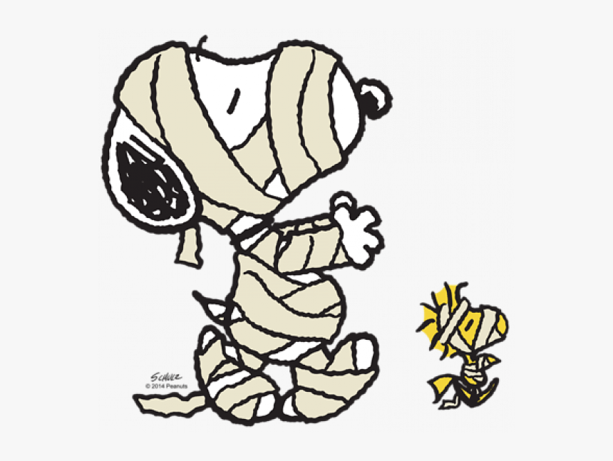 Snoop Dogg Dancing Png -mummy Snoopy And Woodstock - Snoopy And Woodstock Halloween, Transparent Png, Free Download