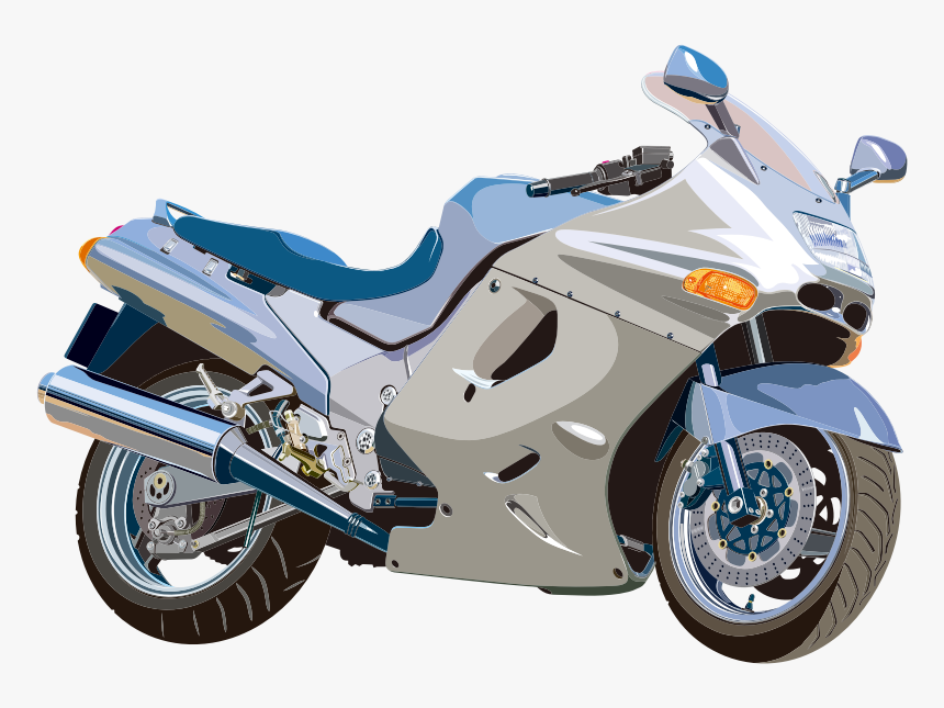 Clipart - - Clipart Free Motorcycle, HD Png Download, Free Download