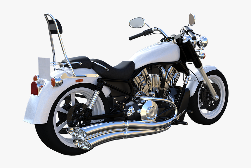 Motorcycle, Bike, White, Speed, Sport, Vehicle, Ride - Cruiser, HD Png Download, Free Download