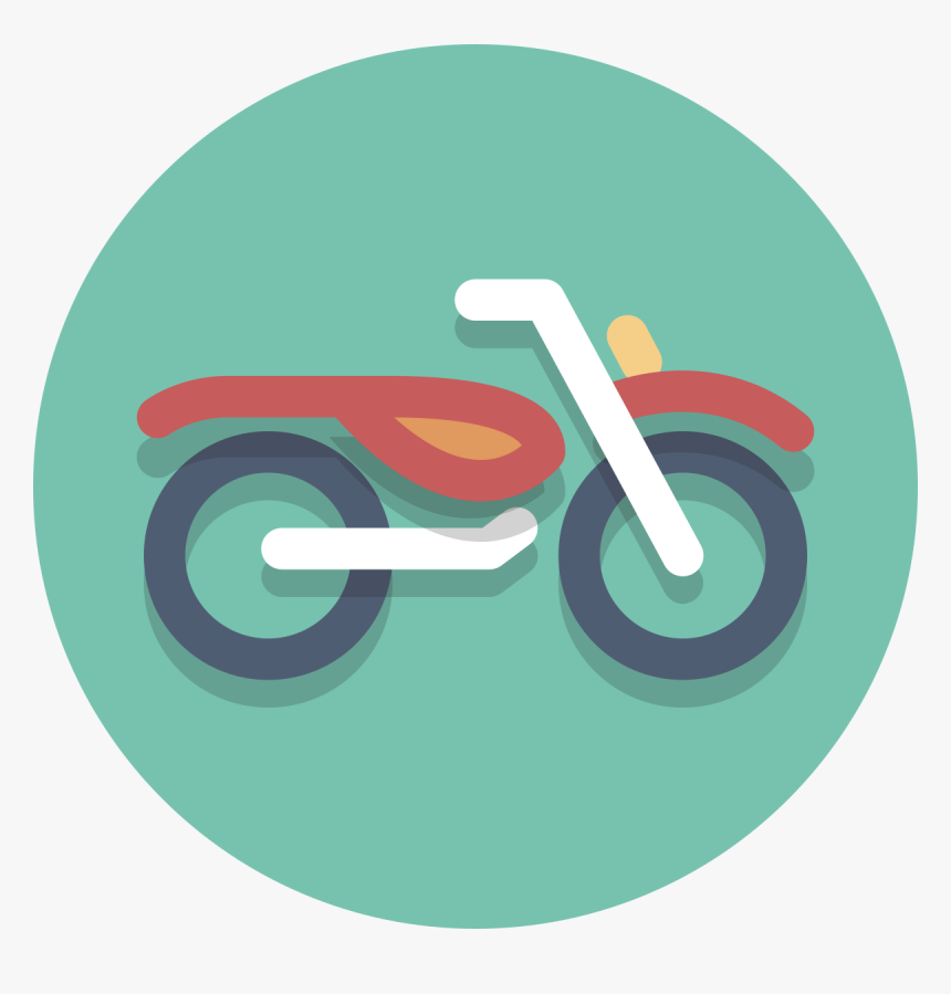 Motorcycle Icon Circle, HD Png Download, Free Download