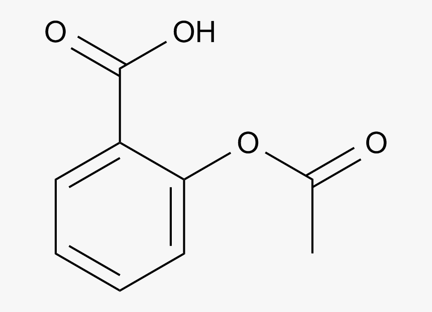 Aspirin Structure No Background, HD Png Download, Free Download