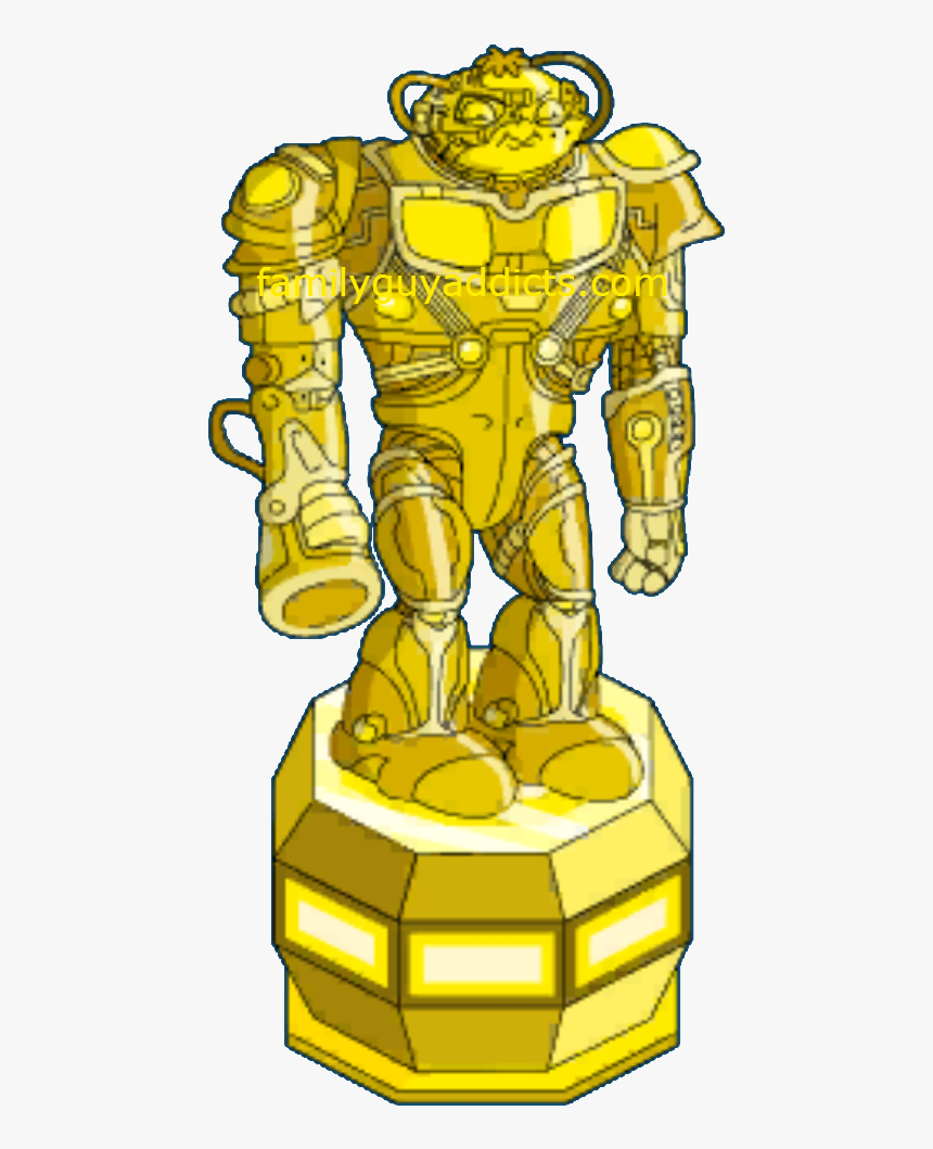 Gold Borg Bertram Statue, HD Png Download, Free Download