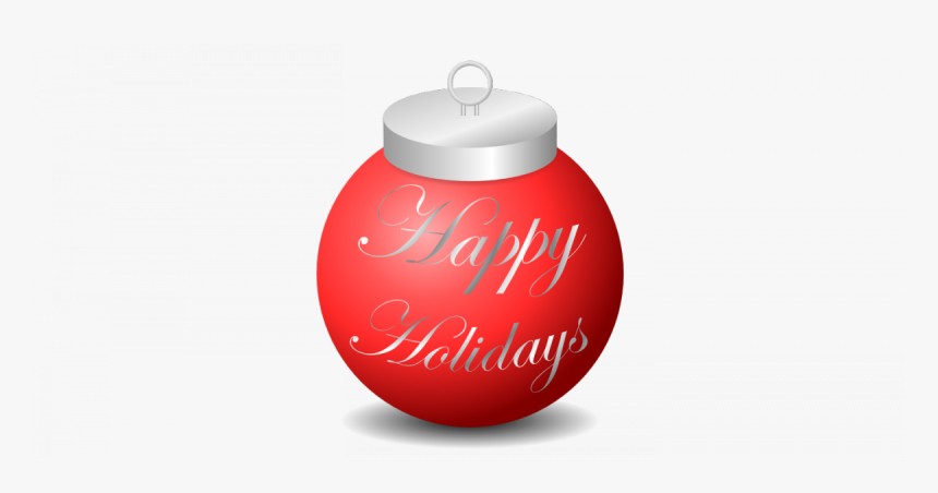 Christmas Ornaments Happy Holidays, HD Png Download, Free Download