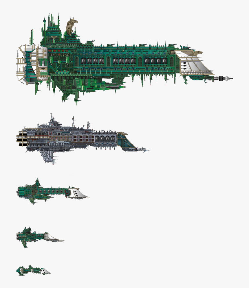 Warhammer 40k Ships Vs Star Wars Ships, HD Png Download, Free Download