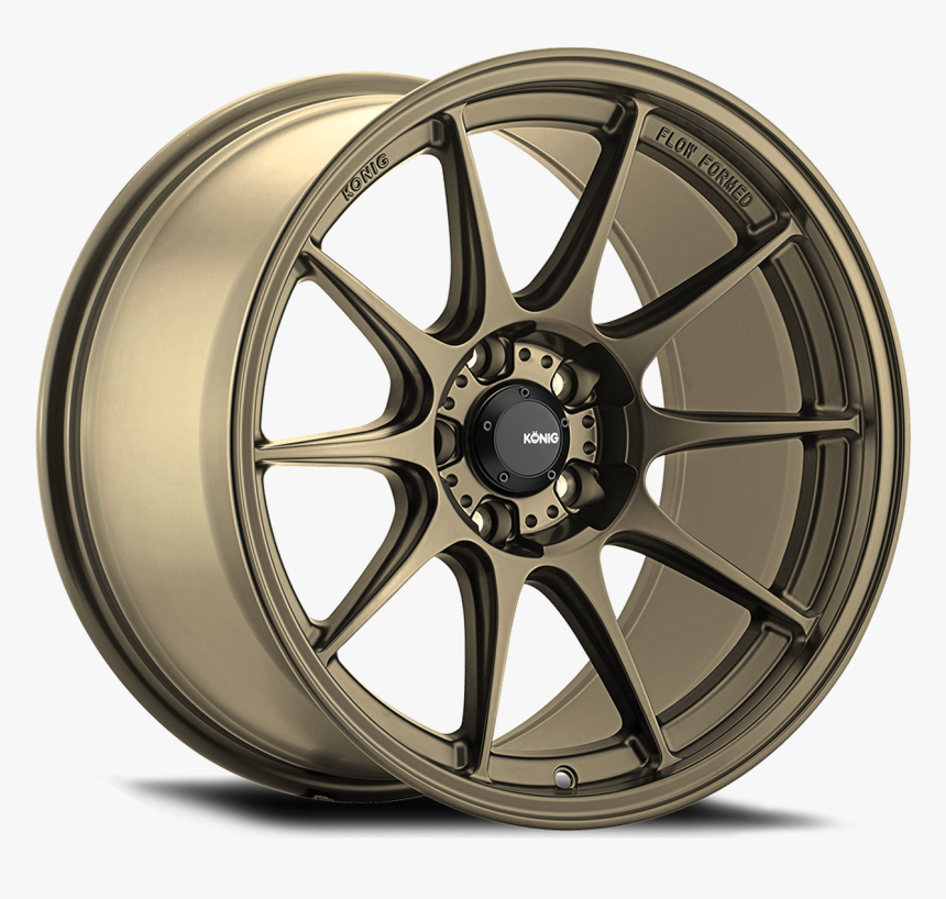 Konig Dekagram Et35 Semi-matte Black - Konig Wheels, HD Png Download, Free Download