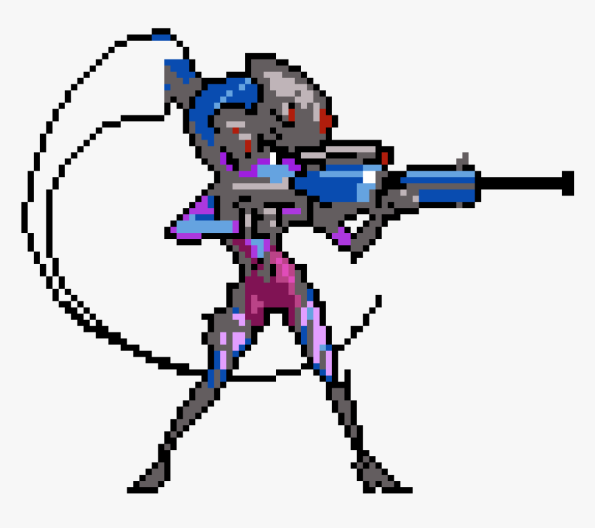 Transparent Javelin Throw Clipart - Overwatch Widowmaker Pixel Spray, HD Png Download, Free Download