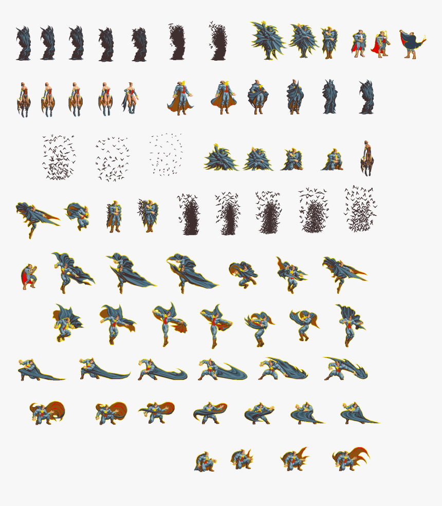 Ryu Mugen Sprite Sheet, HD Png Download, Free Download