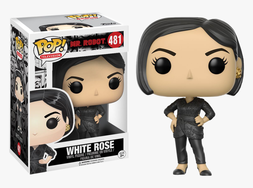 Mr Robot White Rose Funko Pop, HD Png Download, Free Download