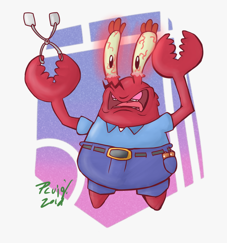 Transparent Mr Krabs Png - Robot Mr Krabs Art, Png Download, Free Download