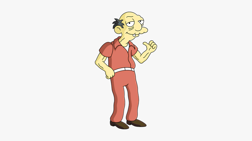 Simpsons Crazy Old Man Family, HD Png Download, Free Download