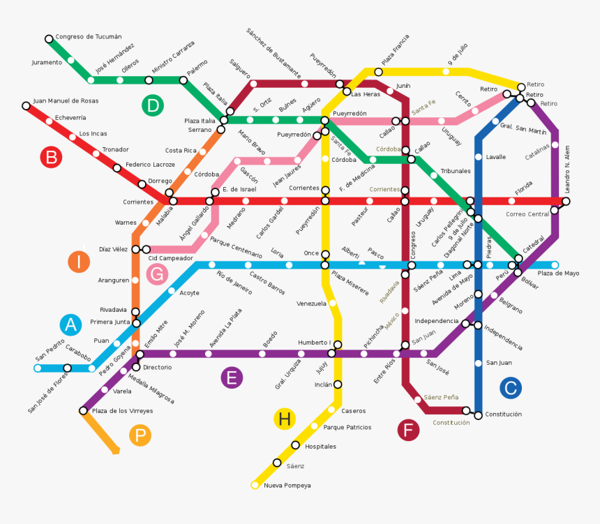 Mapa Venezuela Png , Png Download - Buenos Aires Subway, Transparent Png, Free Download