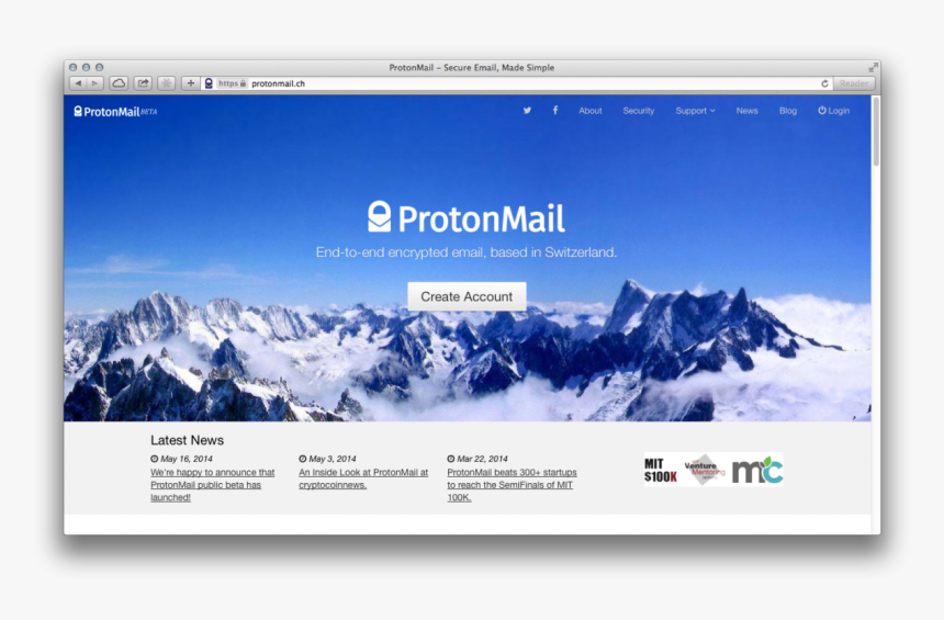 Protonmail - Aiguille Du Midi, HD Png Download, Free Download