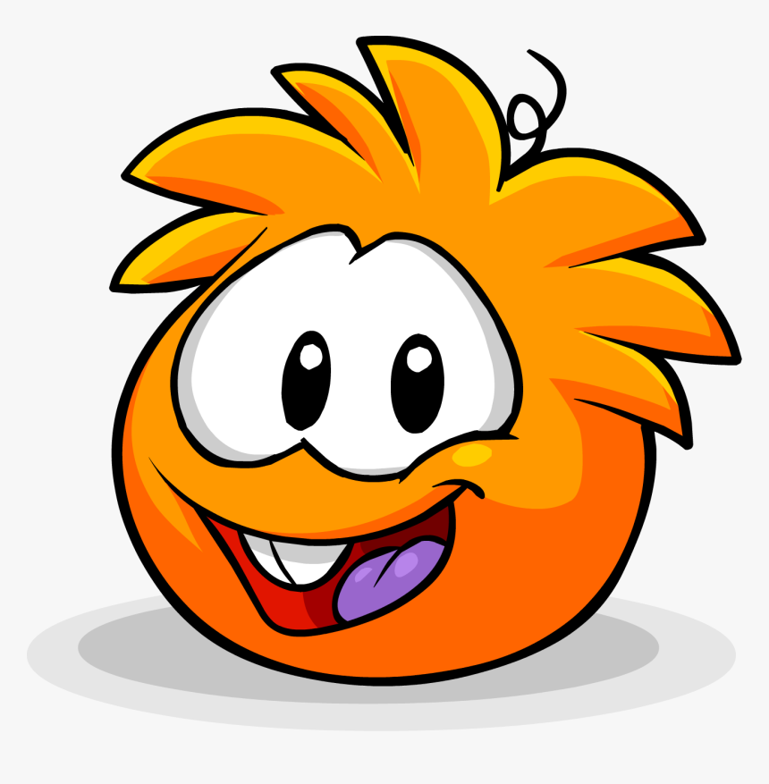 Club Penguin Rewritten Wiki - Club Penguin Orange Puffle, HD Png Download, Free Download