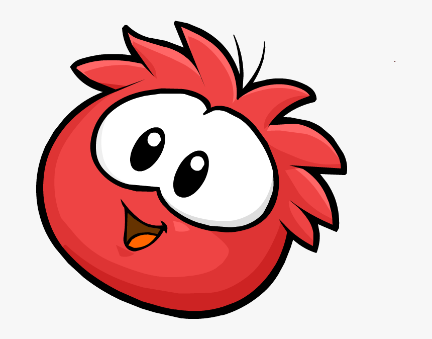 Red Puffle Club Penguin, HD Png Download, Free Download