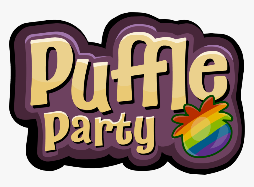 Puffle Party Club Penguin Logo, HD Png Download, Free Download