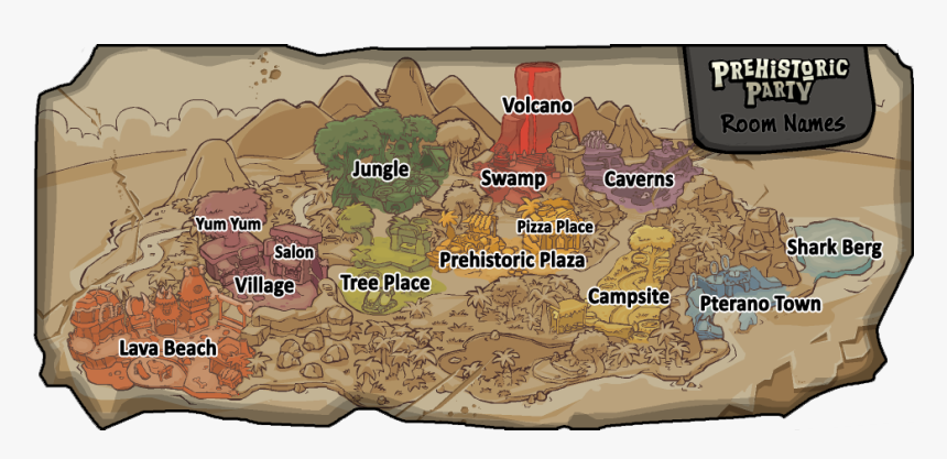 Map - Club Penguin, HD Png Download - kindpng