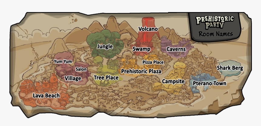 Map - Club Penguin, HD Png Download, Free Download