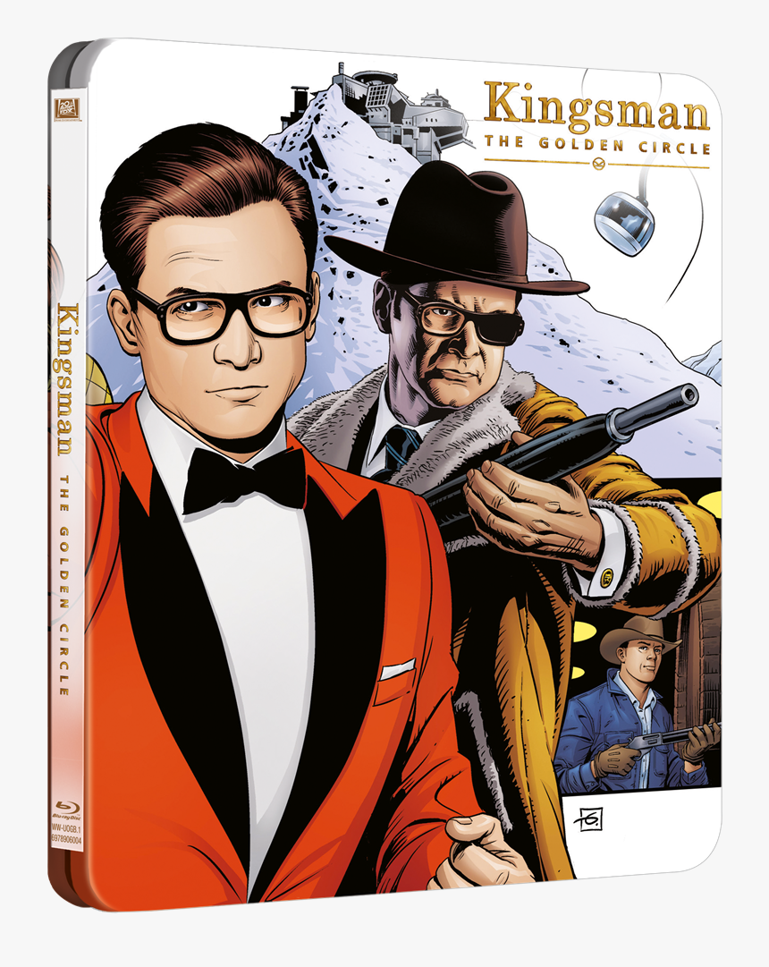 The Golden Circle - Kingsman The Golden Circle Blu Ray Steelbook, HD Png Download, Free Download