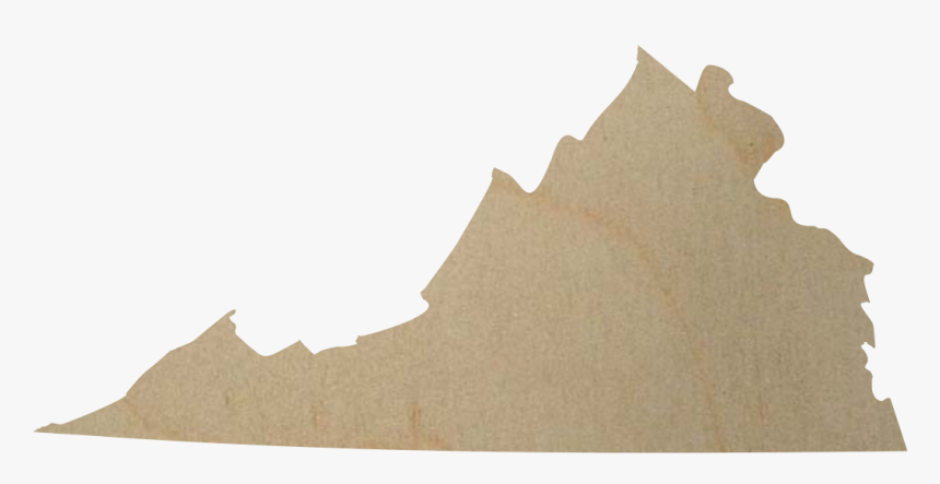 Virginia State Wood Cutout - Virginia 2019 Election Results Map, HD Png Download, Free Download