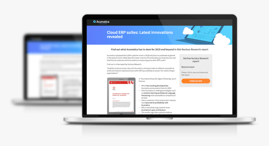 Your 2019 Guide To Cloud Erp - Website, HD Png Download, Free Download