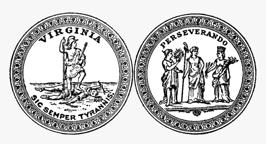 Seal Of Virginia , Obverse And Reverse - Colonial Seal Of Virginia, HD Png Download, Free Download