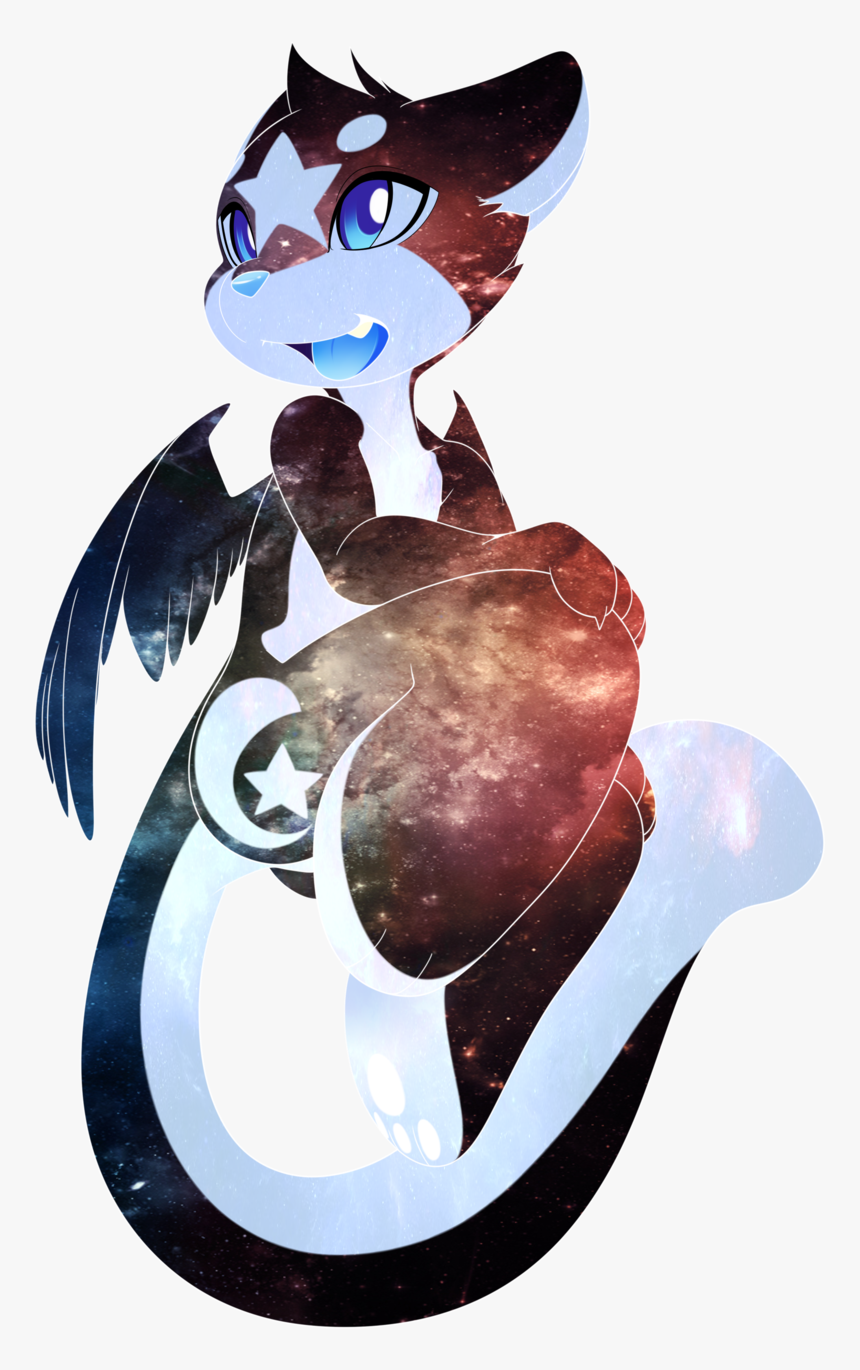 Galaxy Cat - Transparent Galaxy Cat Anime, HD Png Download, Free Download