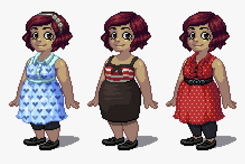 The Pixel Wardrobe Project - Person Pixel Art Detailed, HD Png Download, Free Download