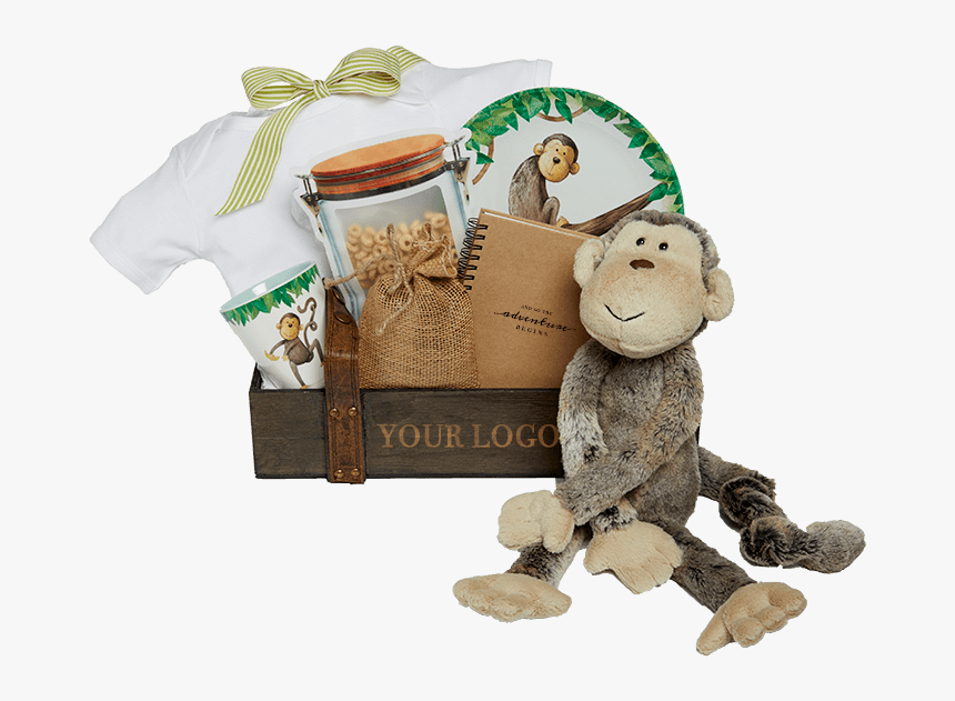 Munchy Monkey With Logo - Stuffed Toy, HD Png Download, Free Download